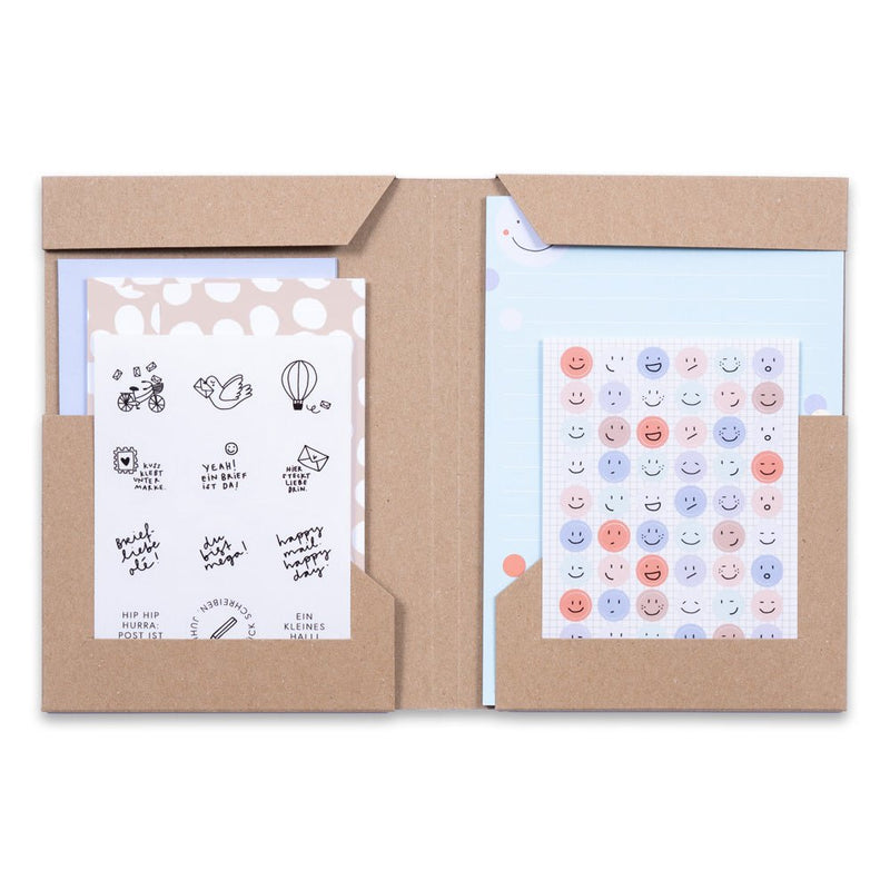 Brieffreude Smiley | Briefpapier im Set - feines Deutschland_bern