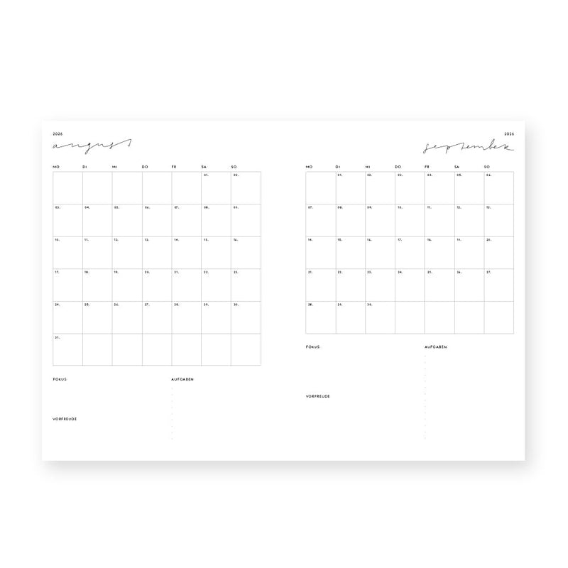 Yorick | Schulplaner/Lehrerplaner 26/27 - feines Deutschland_bern