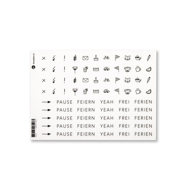 Flurina | Stickerbogen - feines Deutschland_bern