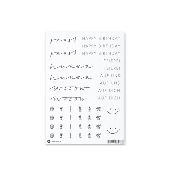 Happy | Stickerbogen - feines Deutschland_bern
