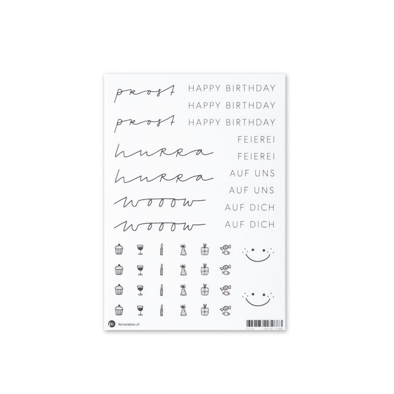 Happy | Stickerbogen - feines Deutschland_bern
