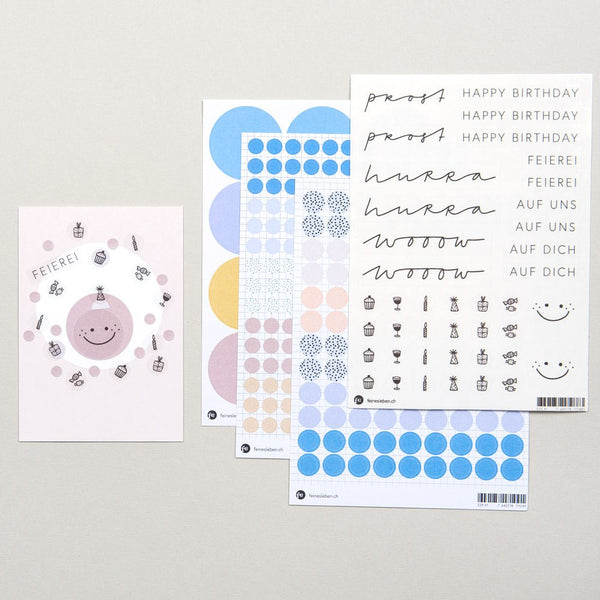 Happy | Stickerbogen - feines Deutschland_bern