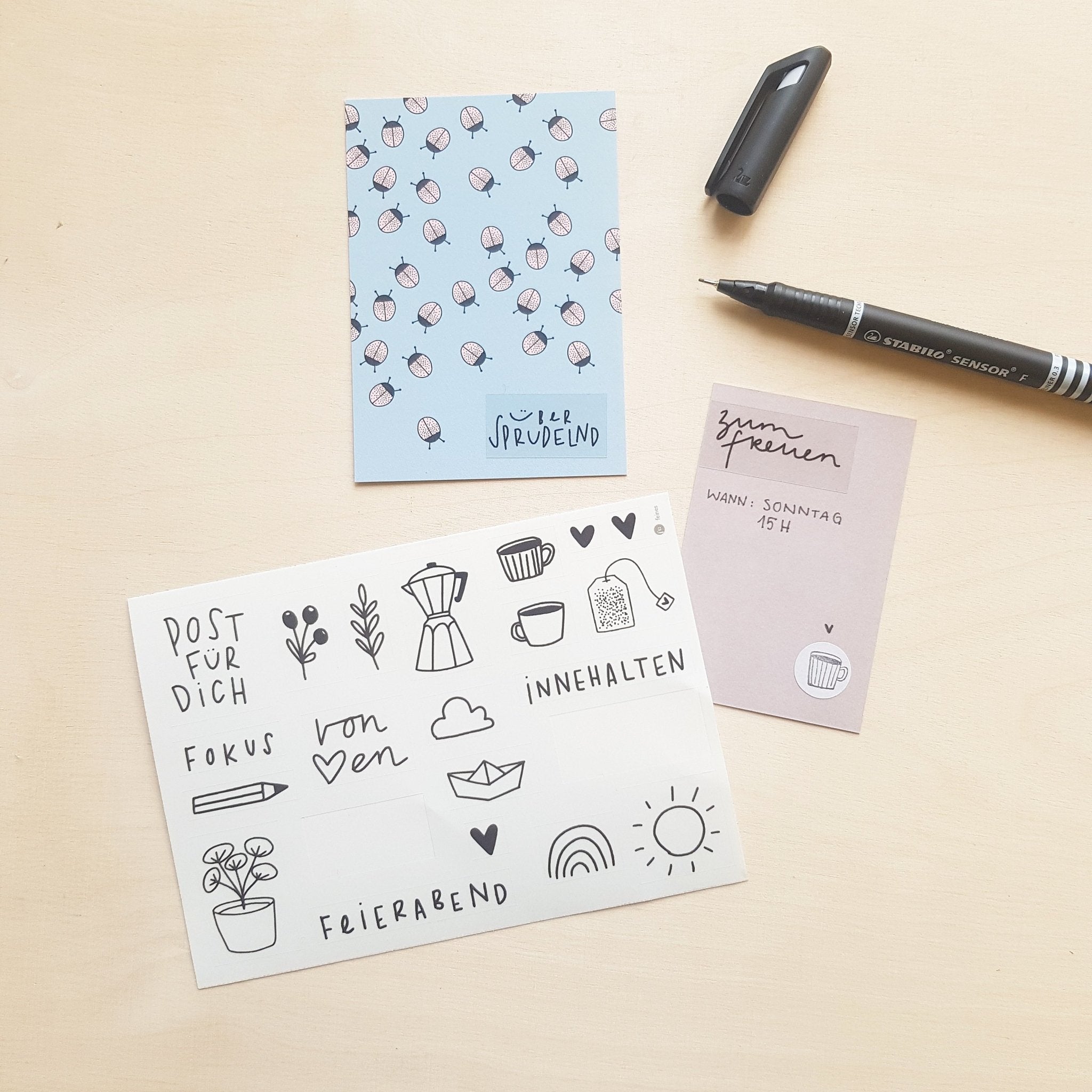 Timi | Stickerbogen – feines Deutschland